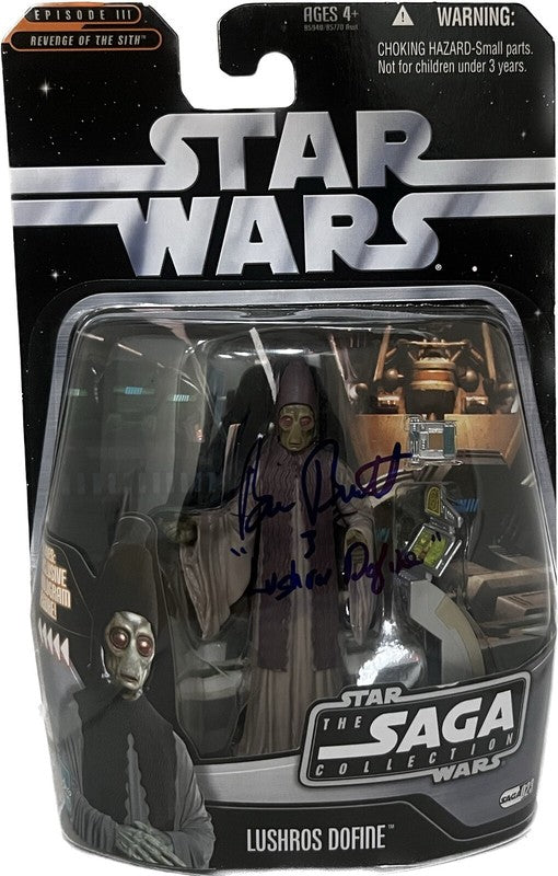 Ben Burtt Sound Man Lushros Dofine Signed Star Wars 2004 Saga Collection BAS0