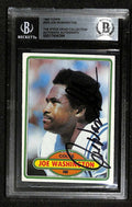 Joe Washington Baltimore Colts 1980 Topps #505 Signed Card BECKETT0