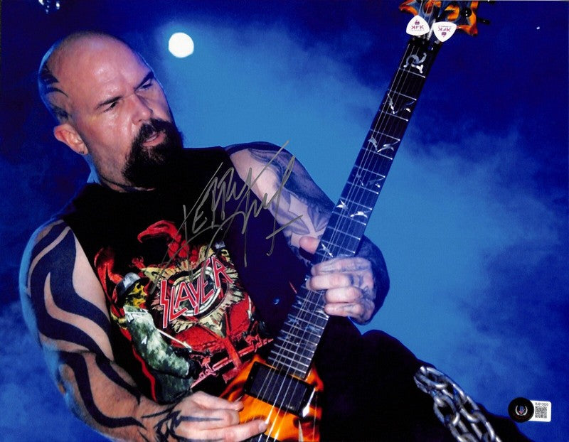Kerry King of Slayer Signed 11x14 Photograph BAS (Grad Collection)0