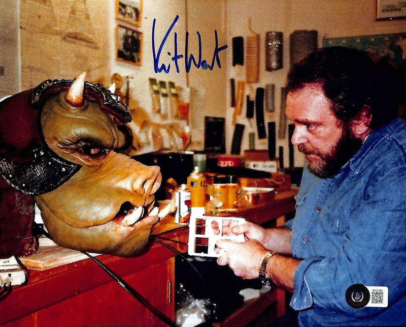 Kit West Mechanical Effects Supervisor Star Wars ROTJ Signed 8x10 Photo BECKETT0