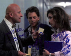 Back To the Future Michael J. Fox James Tolkan Wells Signed 8x10 Photo BECKETT0