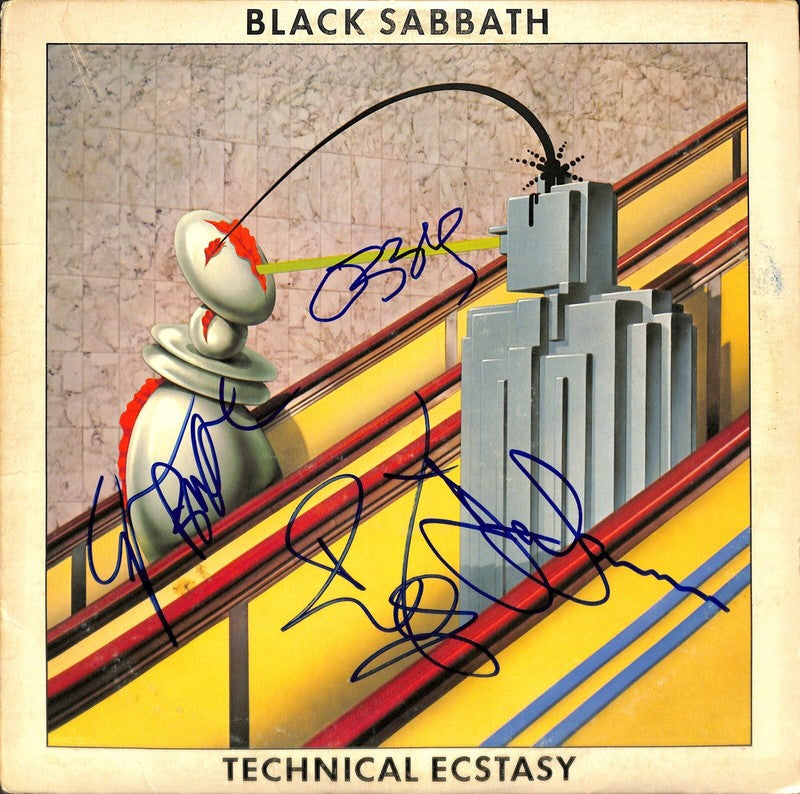 Autographed Black Sabbath Original 4 w/Ozzy Osbourne BAS (Grad Collection)0