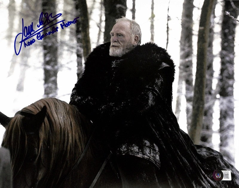 James Cosmo Jeor Mormont GOT Signed 11x14 Photo BECKETT (Grad Collection)0