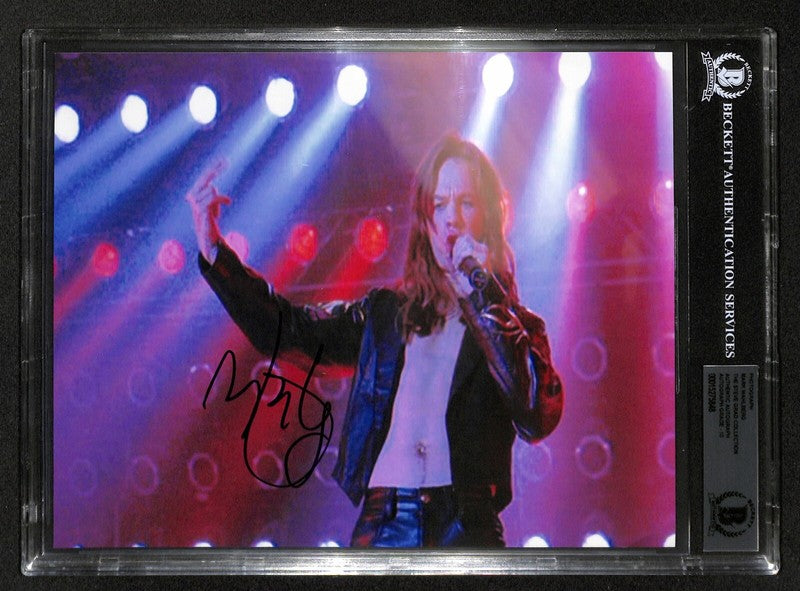 Mark Wahlberg Rock Star Signed 8x10 Photo Auto Grade 10 BAS (Grad Collection)0