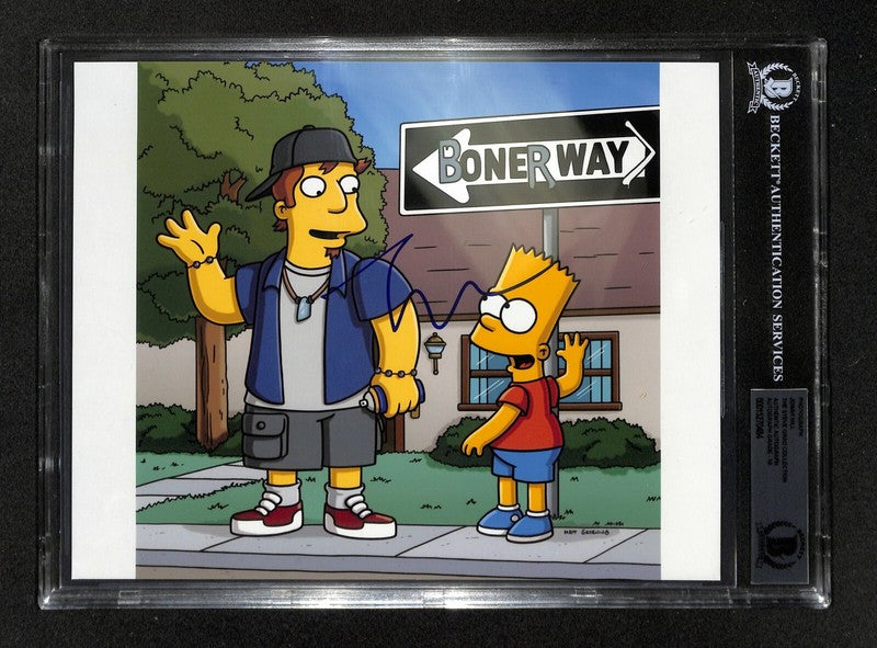 Jonah Hill The Simpsons Signed 8x10 Photo Auto Grade 10 BAS (Grad Collection)0