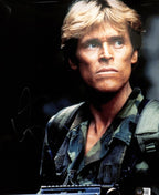 Willem Dafoe Platoon Signed 11x14 Photo BECKETT (Grad Collection)0