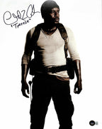 Chad Coleman "Tyreese" The Walking Dead Signed 11x14 Beckett (Grad Collection)0