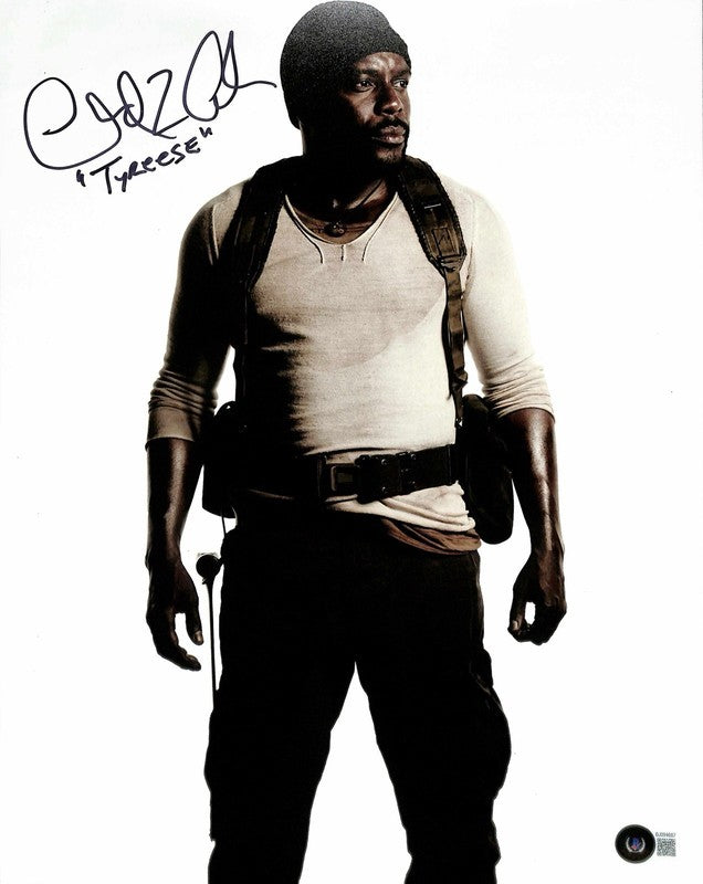 Chad Coleman "Tyreese" The Walking Dead Signed 11x14 Beckett (Grad Collection)0
