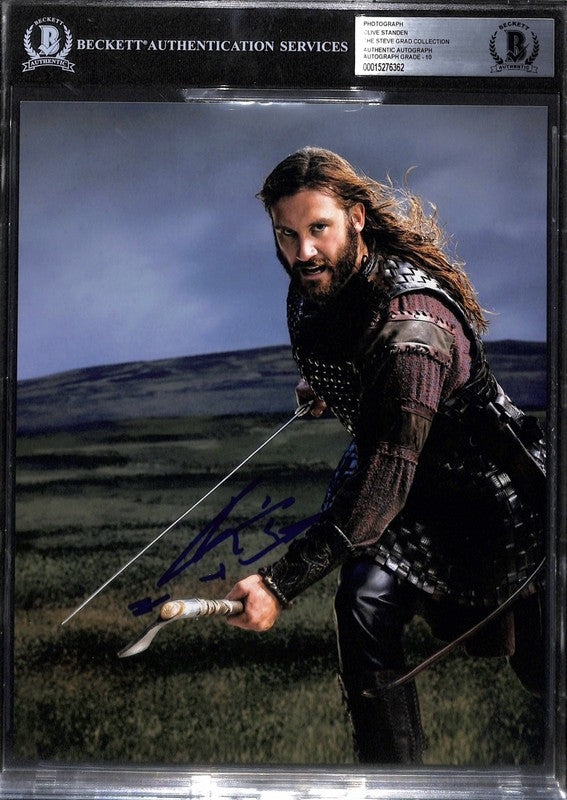 Clive Standen  Vikings Signed 8x10 Photograph Auto 10 BECKETT (Grad Collection) 0