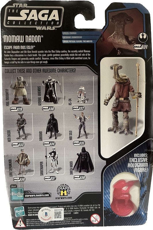 Phil Tippett & Jon Berg Momaw Nadon Signed Star Wars 2004 Saga Collection BAS1