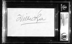 Willie O'ree Boston Bruins Legend & NHL HOF Signed 3x5 Index Card BECKETT0
