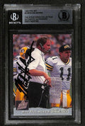 Mike Holmgren Green Bay Packers 1993 Pro Set #3 Signed Card BECKETT 0