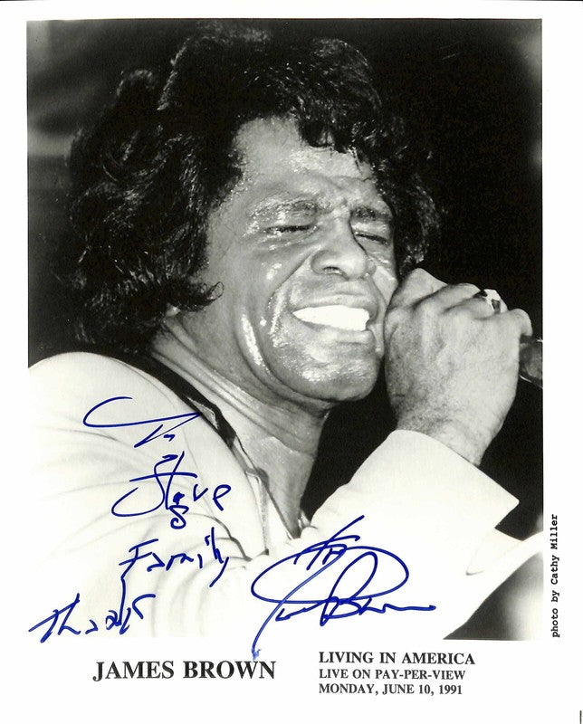 James Brown Signed 8x10 Photograph BECKETT (Grad Collection)0