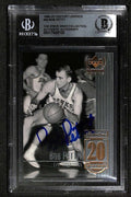 Bob Pettit Celtics HOF 1999 Upper Deck Century Legends #20 Signed Card BECKETT 0