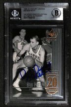 Bob Pettit Celtics HOF 1999 Upper Deck Century Legends #20 Signed Card BECKETT 0