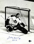 Johnny Bower Signed 11x14 Photograph BECKETT (GRAD COLLECTION)0
