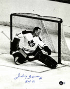Johnny Bower Signed 11x14 Photograph BECKETT (GRAD COLLECTION)0