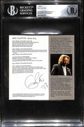 Eric Clapton Vintage Signed Autographed & Dated CD Insert BECKETT0