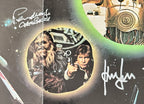 Vintage Autographed Star Wars Poster Signed by 5x Inc Guinness Ford Hamill BAS2