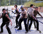 The Walking Dead Cast x5 Mulit-Signed 11x14 Color Photo BAS (Grad Collection)0