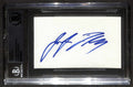 Jennifer Tilly Signed 3x5 Index Card BECKETT BAS Encapsulated Actress0