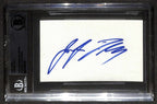 Jennifer Tilly Signed 3x5 Index Card BECKETT BAS Encapsulated Actress0