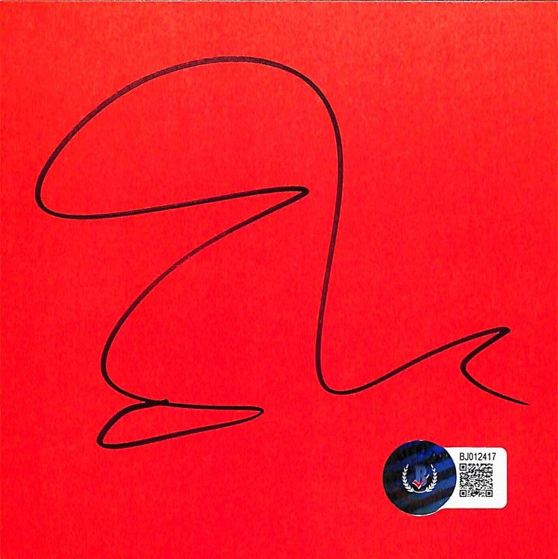 Ed Sheeran Signed CD Jacket BECKETT (Grad Collection)0