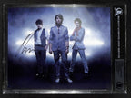 The Jonas Brothers x3 Signed Color 8x10 Photo BAS (Grad Collection)0