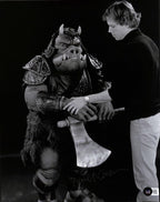 Dave Carson Star Wars ROTJ Gamorrean Guard Signed 11x14 Photo BECKETT0