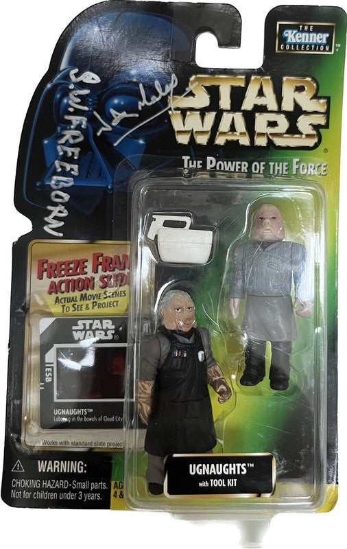  Stuart Freeborn & Nick Maley Ugnaughts Signed POTF Action Figure BAS0