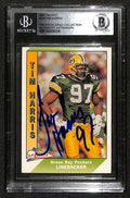 Tim Harris Green Bay Packers 1991 Pacific #155 Signed Card BECKETT0