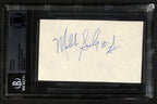 Malik Sealy Los Angeles Clippers Forward Signed 3x5 Index Card BECKETT0