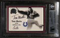Tom Matte Baltimore Colts 2000 Greats of the Game #74 Signed Card BECKETT0