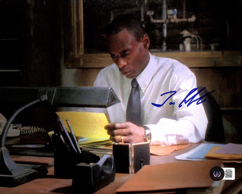 Lance Reddick "Cedric Daniels" The Wire Signed 8x10 Photograph BECKETT 0