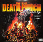 Five Finger Death Punch Signed Vinyl LP Purgatory Entire Band X5 BECKETT0