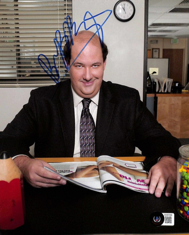 Brian Baumgartner  “Kevin” The Office Signed  8x10 Photo BECKETT BAS0