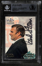 Hank Stram Kansas City Chiefs 1994 Ted Williams #71 Signed Card BECKETT0