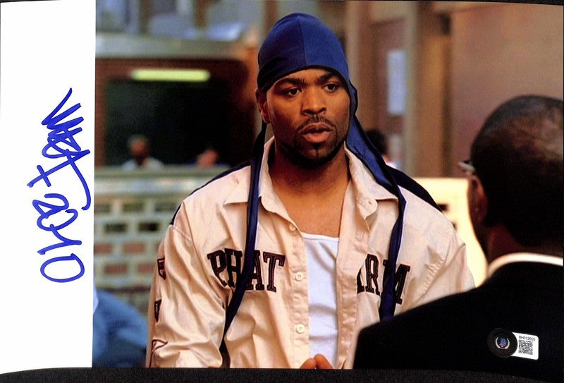 Method Man “Melvin Wagstaff” The Wire Signed AUTO 8 1/2 x11 Photograph BECKETT0