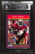 John Taylor 1992 Score #105 Signed Card BECKETT Encapsulated0