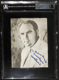 Hal Roach Signed 8x5 Photo Producer Laurel & Hardy BECKETT AUTO GRADE 100
