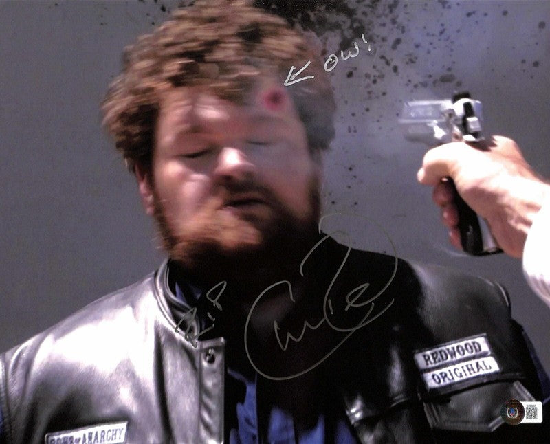 Christopher Reed “Filthy Phil” Sons of Anarchy Signed 11x14 Photograph BECKETT0