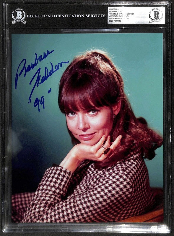 Barbara Feldon "Agent 99" Get Smart Signed 8x10 Photograph Auto 10 BECKETT 0