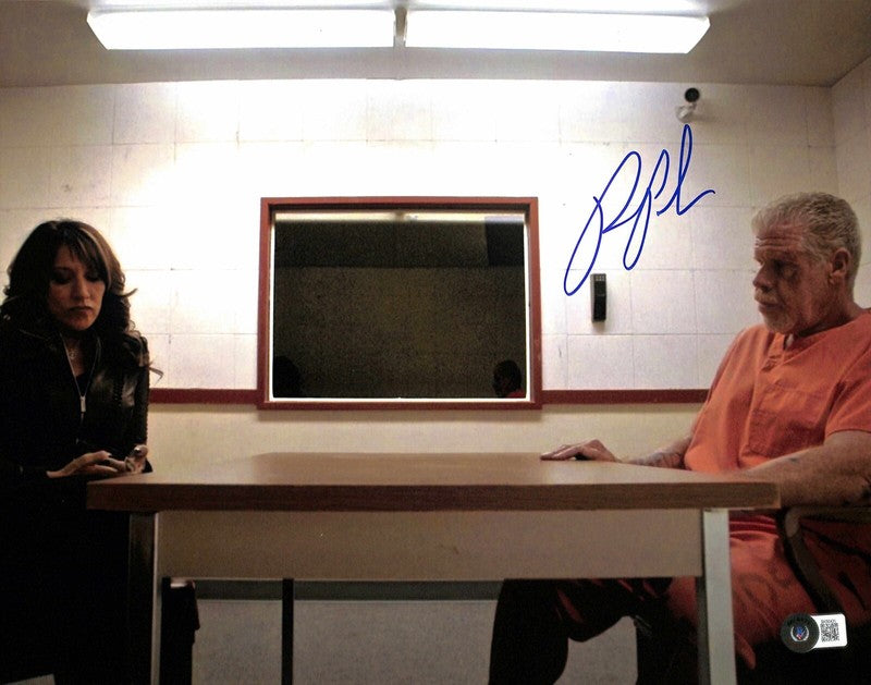 Ron Perlman "Clay Morrow" Sons of Anarchy Signed 11x14 Photograph BECKETT0