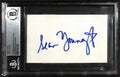 Sean Young Signed 3x5 Index Card Beckett Encapsulated (Grad Collection)0