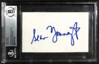 Sean Young Signed 3x5 Index Card Beckett Encapsulated (Grad Collection)0