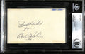 Carl Perkins Music Legend Signed 3x5 Index Card BECKETT (Grad Collection)0