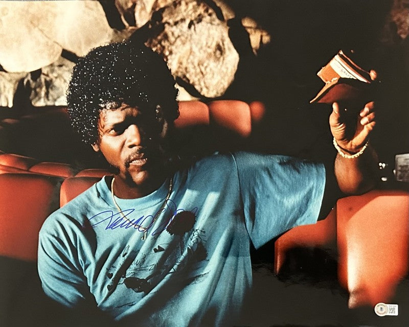 Samuel L. Jackson Jules Winnfield Pulp Fiction Signed 16x20 Photograph BECKETT0