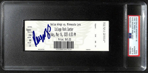 2025 Paige Bueckers Signed WNBA Debut Ticket PSA/DNA AUTO 10 Lynx VS Wings0