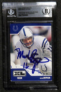 Mark Rypien Colts 2002 Upper Deck XL #209 Signed Card BECKETT 0