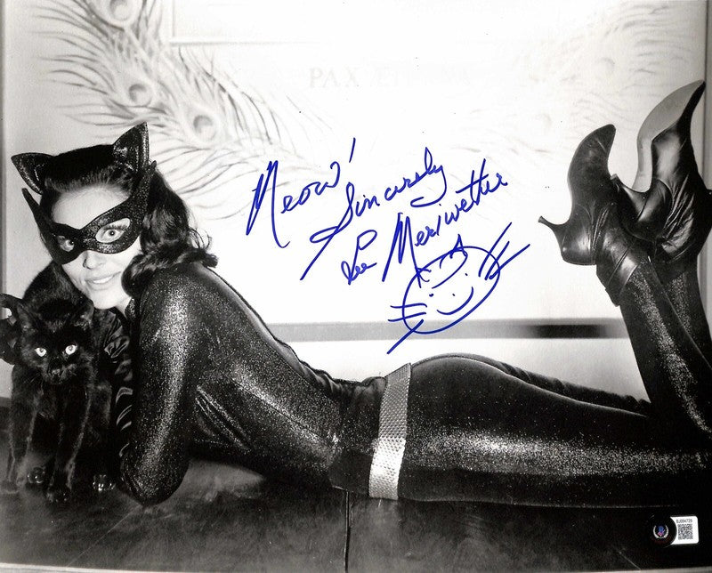 Lee Meriwether “Cat Woman” Signed 11x14 Photograph BECKETT (GRAD COLLECTION)0